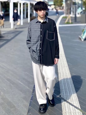 junさん（メンズ・171cm）の春コーディネート