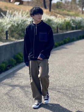 junさん（メンズ・171cm）の春コーディネート