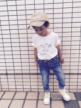 sioさん（キッズ・100cm）の夏コーディネート