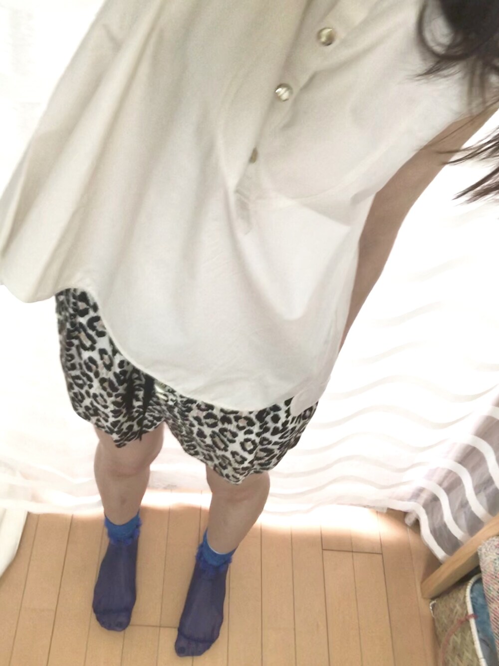 「大人カジュアル、ootd」｜「Rikaのアイテム（シャツ/ブラウス、ホワイト系）」を使った、トマル コトさん（レディース・166cm）の夏コーディネートの1枚目の写真