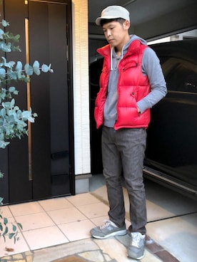 「nonnative（ノンネイティブ）のアイテム（ダウンジャケット/コート）」を使った、KHさん（メンズ・170cm）の冬コーディネート