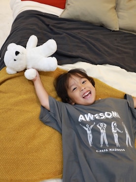 「CIAOPANIC TYPY（チャオパニックティピー）のアイテム（その他）」を使った、♡ichu♡さん（キッズ・90cm）の秋コーディネート