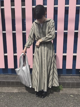 「goocy（グースィー）のアイテム」を使った、mさん（レディース・157cm）の春コーディネート