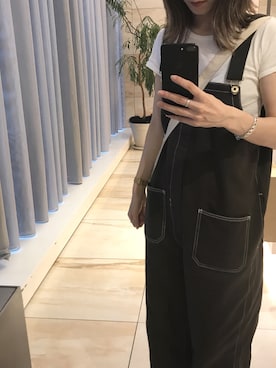 「united arrows」｜「アイテム（オールインワン・サロペット）」を使った、mさん（レディース・157cm）の夏コーディネート