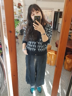 「ROXY（ロキシー）のアイテム（その他アウター）」を使った、katty goldgansさん（レディース・155cm）の冬コーディネート
