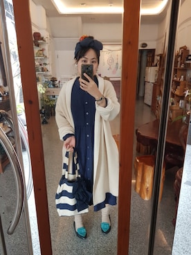 「SM2（エスエムツー）のアイテム（ダッフルコート）」を使った、katty goldgansさん（レディース・155cm）の冬コーディネート