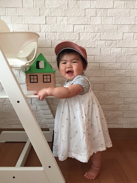 「GAPbaby」｜kakaさん（キッズ・70cm）の夏コーディネート