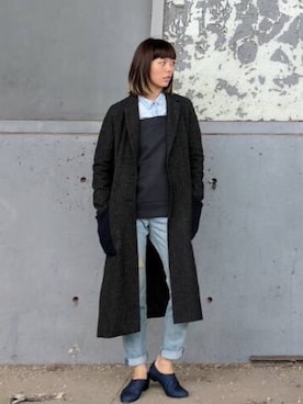 「OPENING CEREMONY（オープニングセレモニー）のアイテム（スリッポン）」を使った、Sammiさん（レディース・163cm）の夏コーディネート