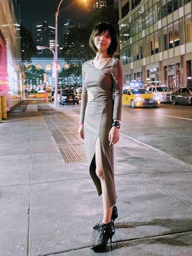 「GIVENCHY（ジバンシイ）のアイテム（パンプス）」を使った、Sammiさん（レディース・163cm）の秋コーディネート