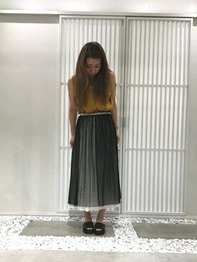 unitedtokyochika_mさん（レディース・158cm）の夏コーディネート