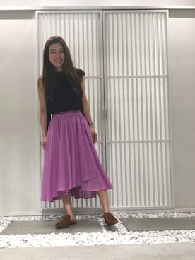 「手洗いＯＫ」｜unitedtokyochika_mさん（レディース・158cm）の夏コーディネート