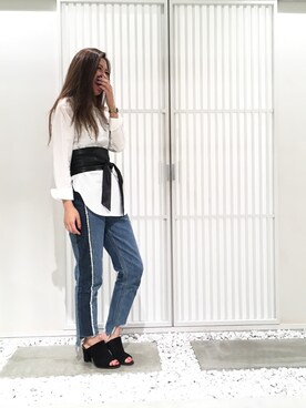 unitedtokyochika_mさん（レディース・158cm）の夏コーディネート