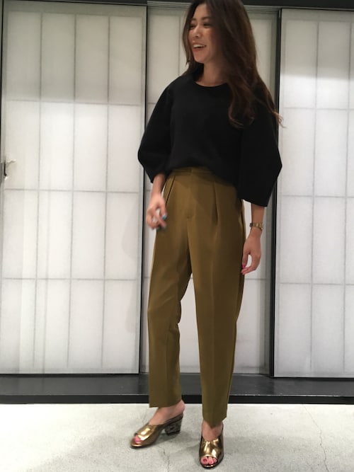 ワンタックテーパードパンツ（スラックス）｜UNITED TOKYO