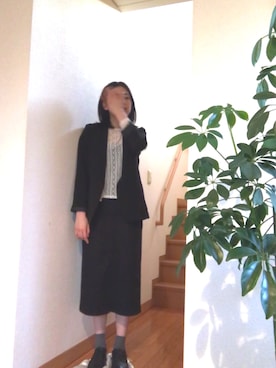 「自宅」｜gialako さん（レディース・165cm）の春コーディネート