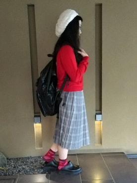 「MSPC（エムエスピーシー）のアイテム」を使った、アリサさん（レディース・156cm）の秋コーディネート