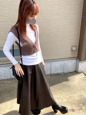 「ビスチェコーデ」｜avancer4さん（レディース・158cm）の秋コーディネート