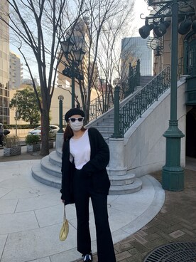 「SNIDEL（スナイデル）のアイテム（アクセサリー）」を使った、なっちゃんさん（レディース・160cm）の春コーディネート
