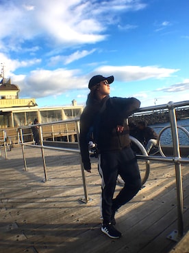 「summer」｜「アイテム（おもちゃ）」を使った、C.V.さん（レディース・165cm）の夏コーディネート