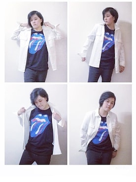 「VERSACE（ヴェルサーチ）のアイテム（アナログ腕時計）」を使った、C.V.さん（レディース・165cm）の秋コーディネート