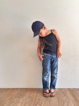「アイテム（キャミソール）」を使った、kanadayさん（キッズ・100cm）の夏コーディネート