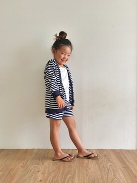 「アイテム（キャミソール）」を使った、kanadayさん（キッズ・100cm）の夏コーディネート