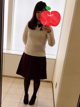 「BLUE LABEL CRESTBRIDGE（ブルーレーベルクレストブリッジ）のアイテム（テーラードジャケット）」を使った、パンさん（レディース・150cm）の春コーディネート