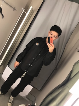 「CONVERSE（コンバース）のアイテム（アクセサリー）」を使った、傅傅傅傅得正さん（メンズ・175cm）の秋コーディネート