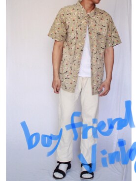 男朋友さんのコーディネート