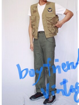 男朋友さんのコーディネート