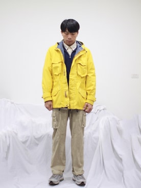 Vintage ヴィンテージ のマウンテンパーカー イエロー系 を使った人気ファッションコーディネート Wear Vintage ヴィンテージ のマウンテンパーカー イエロー系 を使った人気ファッションコーディネート Wear