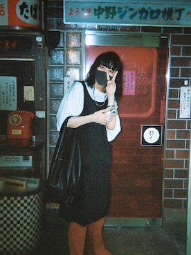 「Yves Saint Laurent（イヴサンローラン）のアイテム（アクセサリー）」を使った、Lunaさん（レディース・172cm）の秋コーディネート