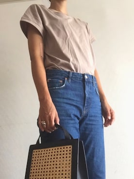 「B'2nd（ビーセカンド）のアイテム（アクセサリー）」を使った、メッコリエさん（レディース・172cm）の夏コーディネート