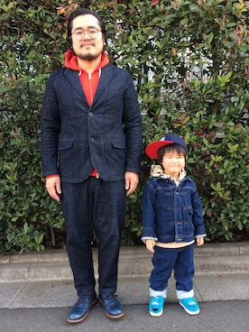 「ELEMENT（エレメント）のアイテム（帽子）」を使った、gunken5さん（メンズ・171cm）の春コーディネート