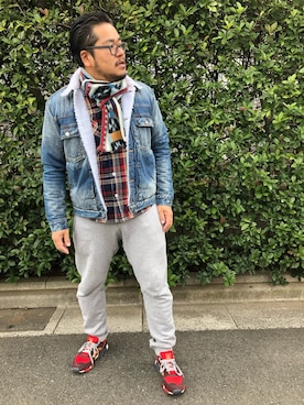 gunken5さん（メンズ・171cm）の冬コーディネート