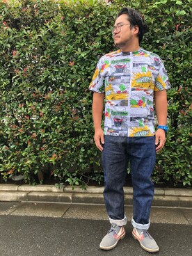 「クラークス」｜「アイテム（アナログ腕時計）」を使った、gunken5さん（メンズ・171cm）の秋コーディネート