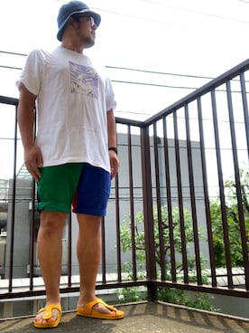 「YMCLKY（ワイエムシーエルケーワイ）のアイテム」を使った、gunken5さん（メンズ・171cm）の夏コーディネート