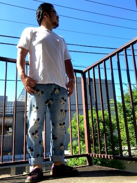 「ミッキー」｜「アイテム（ローファー）」を使った、gunken5さん（メンズ・171cm）の秋コーディネート