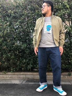 「フェリシモ（フェリシモ）のアイテム」を使った、gunken5さん（メンズ・171cm）の秋コーディネート
