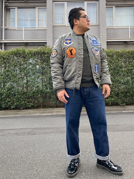 gunken5さん（メンズ・171cm）の冬コーディネート