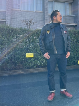 gunken5さん（メンズ・171cm）の冬コーディネート