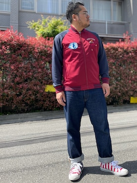 「星条旗」｜gunken5さん（メンズ・171cm）の春コーディネート