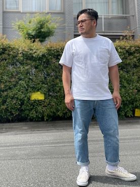 「zozoデニム」｜gunken5さん（メンズ・171cm）の夏コーディネート