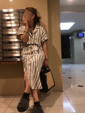 「お祭りコーデ」｜「アイテム（ワンピース/ドレス）」を使った、sacoさん（レディース・148cm）の春コーディネート