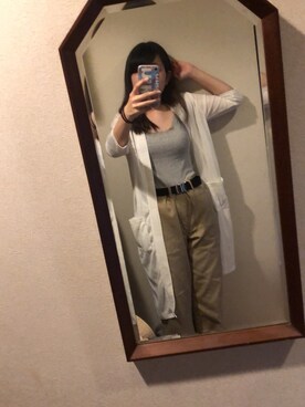 「Honeys（ハニーズ）のアイテム（その他トップス）」を使った、みぃーさん（レディース・160cm）の春コーディネート