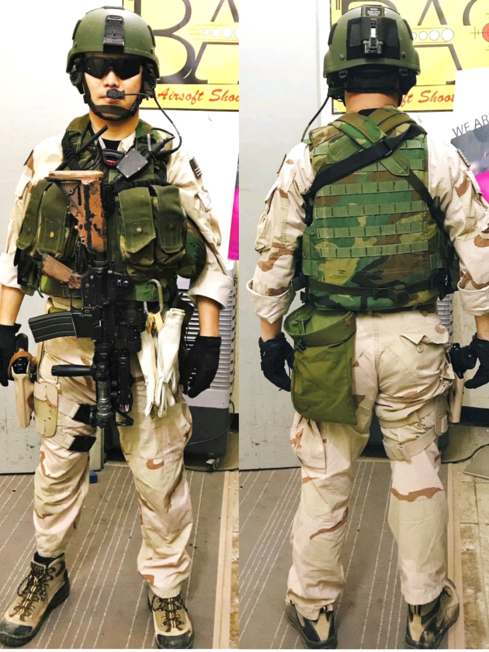 「Airsoft、Reenactment、Early OEF/OIF NSW EOD」｜「LBT 187 EODのアイテム（ミリタリージャケット、その他）」を使った、Leo Yeungさん（メンズ・168cm）の冬コーディネートの1枚目の写真