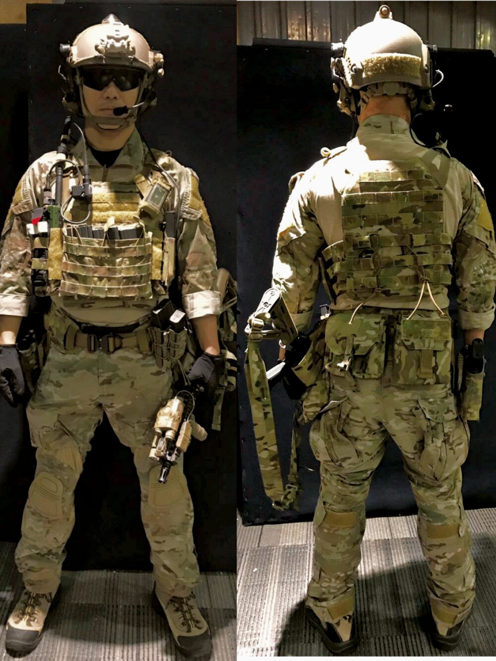 「Airsoft」｜「Vicking Tactics Brokos Beltのアイテム（ベルト、その他）」を使った、Leo Yeungさん（メンズ・168cm）の春コーディネートの1枚目の写真