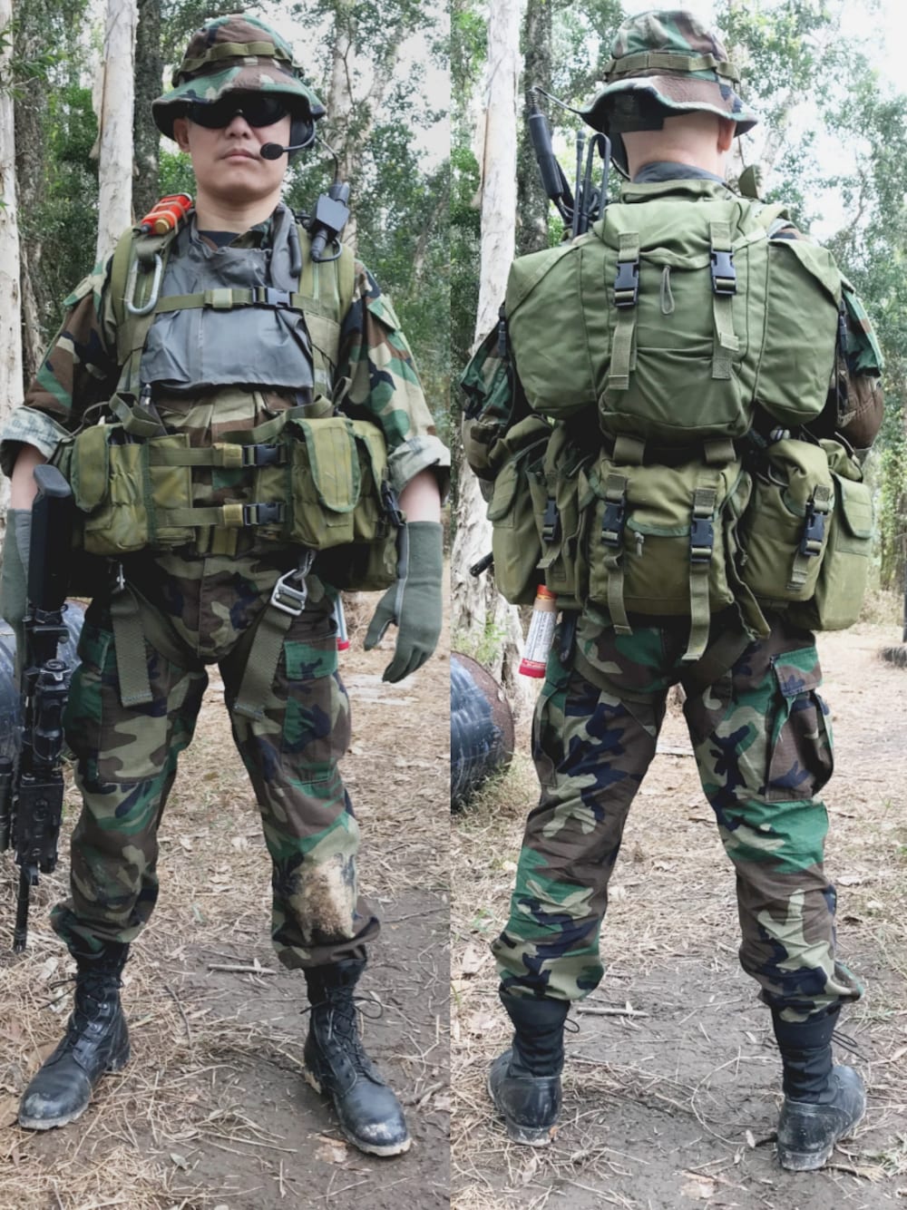 「Airsoft、Reenactment、NSW、SEALs」｜「UDT LifejacketのUDT Lifejacket（スイムグッズ、グレー系）」を使った、Leo Yeungさん（メンズ・168cm）の冬コーディネートの1枚目の写真