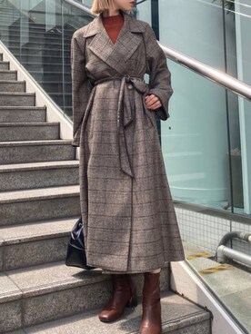 「ラブアンドピース2020」｜「アイテム（その他アウター）」を使った、💚M💜she/themさん（レディース・162cm）の秋コーディネート
