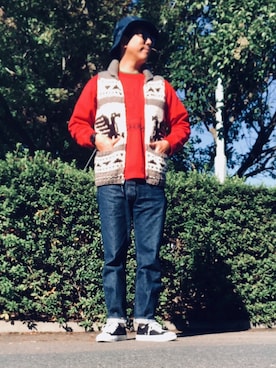 「CONVERSE（コンバース）のCONVERSE (コンバース）　JACK PURCELL　ジャックパーセル　（スニーカー）」を使った、ノッティーさん（メンズ・179cm）の秋コーディネート