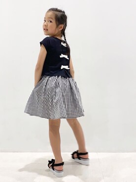 「おんなのこコーデ」｜「アイテム（サンダル）」を使った、avv_kidsstaffさん（キッズ・120cm）の春コーディネート
